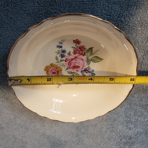 Hazel Bowl Plate Roses - Picture 4 of 5